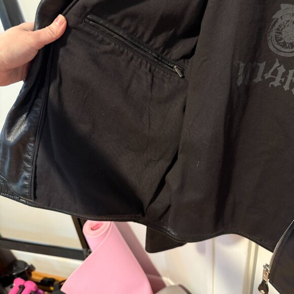 USA Schott Perfecto Black Lambskin Leather Jacket LC1140 - Picture 3 of 10